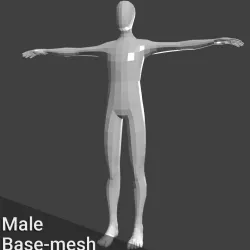 Male BaseMesh 3D model