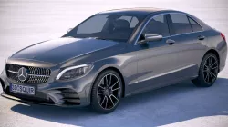 Mercedes-Benz E53 AMG sedan 2019 3D model