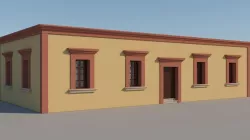 Mexican House  3 Houses  3D model