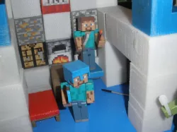 Minecraft Helmets for Minecraft Toys and Papercraft.