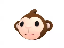 Monkey Head 3D model