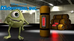 Monster Inc Energy tank Low-poly  3D model