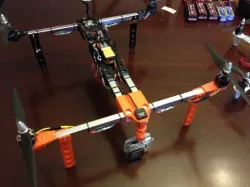 MultiRotor H Quadcopter,  28xx & 35xx GoPro, various leg styles for 15.5mm Aluminum Square Tube with OpenSCAD Source - REMIX