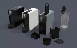 Nespresso Coffee Machine Essenza Mini C30 Low-poly 3D Model Low-poly  3D model