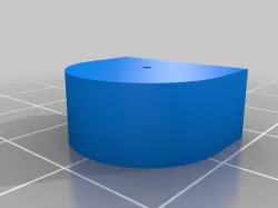 Parametric button cell holder