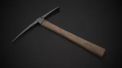 Pickaxe Low-poly  3D model