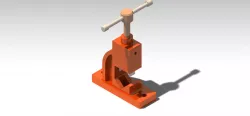 pipe vice assembly