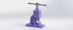 Pipe vice with working