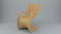 Pipo Chair  Low-poly  3D model