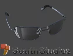 Polara Glasses AR VR  Low-poly  3D model