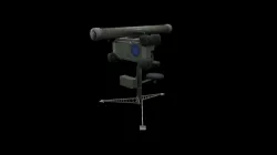 RBS 70 anti-aircraft missile Low-poly  3D model