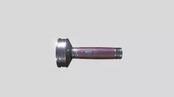 Retro FlashLight Low-poly  3D model