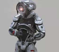 Robot K78 Low-poly  3D model