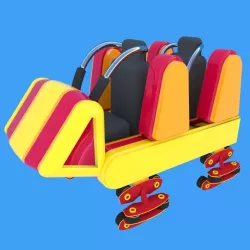 Rollercoaster Carriage 3D model