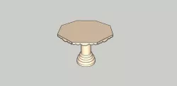 round table 3D model