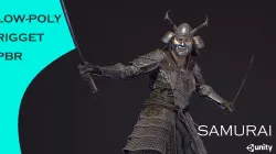 Samurai low-poly models Low-poly  3D model