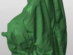 Scan of coat with Sense scanner