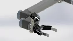Sensor mount for UR 10 Universal Robot with Robotiq 140 gripper