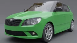 skoda fabia rs 3D model