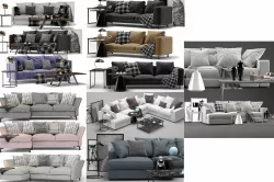 Sofas By Boconcept 5 models 3D model