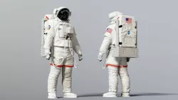 SPACESUIT NASA EMU SAFER 3D model