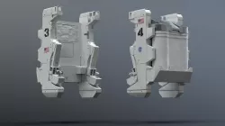 SPACESUIT NASA MMU 3D model