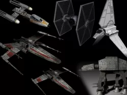 Star Wars - Lowpoly Vehicles Low-poly  3D model
