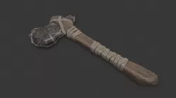 Stone Axe Low-poly  3D model