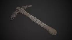 Stone Axe Low-poly  3D model
