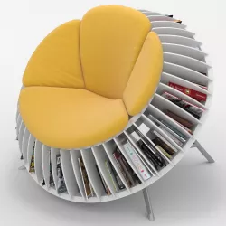 Sunflower Chair 3D model