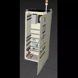 SYNCHRONIZING PANEL SWITCHGEAR 3D model