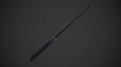 Telescopic Baton Low-poly  3D model