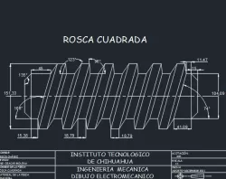 Thread Squared (AUTOCAD & .DXF)