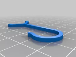 Twist Ornament with Printable Hook
