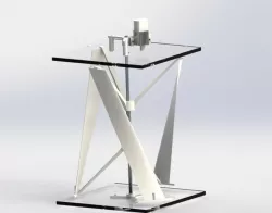 Twisted Blade VAWT Using NACA 2410
