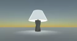 twisted lamp model Low-poly  3D model