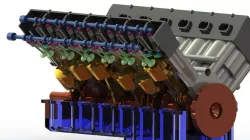 V12 Engine (with crankshaft animation)