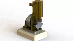 Vertical Oscillating Steam Engine