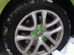 Volkswagen wheel bolt caps