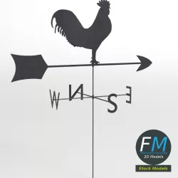 Weather vane 3D model