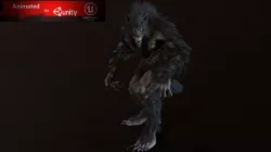 Werewolf Low-poly  3D model