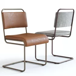 West Elm Industrial Chair 3D model