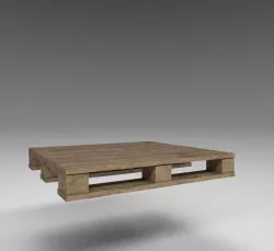 wooden pallets Low-poly  3D model