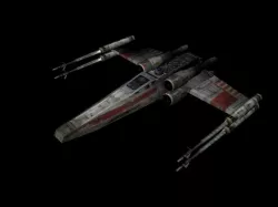 X-Wing Low-poly  3D model