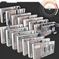 $10.00Sci-fi Wall Facade System [Support-Free]