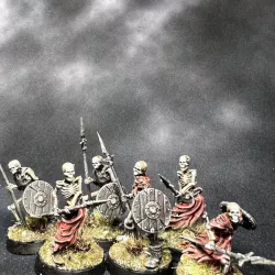 $10.00Skeleton Horde - Spearmen (5 x presupported 32mm Models)
