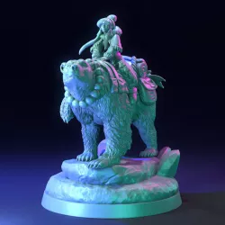 $13.00Polar Bear and Arctic Druid - Presupported