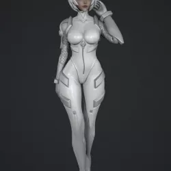 $15.00Space elf anime figurine 3d print model (January 2022)