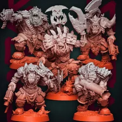 $17.00MrModulork's Orc Monster Hunters - Modular Kit B