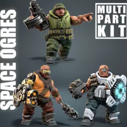 $17.50Space Ogres - Multipart Miniatures Set